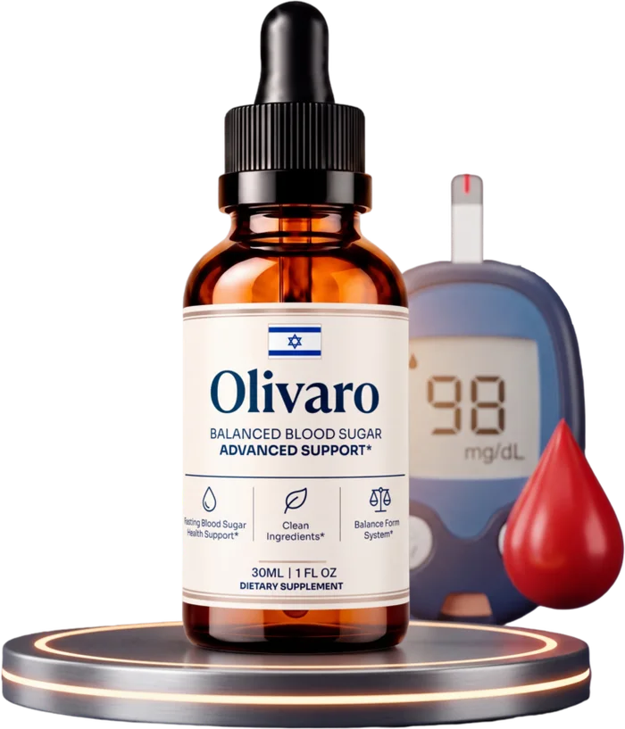 Olivaro blood sugar support drops bottle